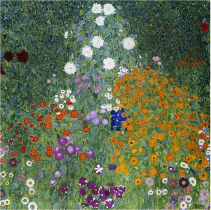 Farmers Garden by Gustav Klimt - Click Image to Close